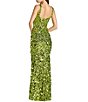 Mac Duggal Scoop Neck Sequin Column Gown - Image 2
