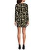 Mac Duggal Sequin Beaded Mesh High Neck Long Sleeve Dress - Image 2
