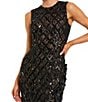 Mac Duggal Sleeveless Beaded Sequin Mesh Mermaid Gown, Color:Black Nude - Image 3