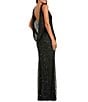 Mac Duggal Sleeveless Cowl Back With Draped Beading Gown - Image 2