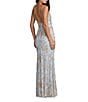 Mac Duggal Sleeveless Illusion Lace Column Gown - Image 2