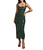 Mac Duggal Sleeveless Scoop Neck Sequin Evening Gown - Image 1