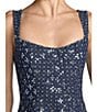 Mac Duggal Sleeveless Scoop Neck Sequin Midi Dress - Image 3