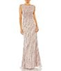 Mac Duggal Sleeveless Sequin Beaded Gown, Color:Vintage Lilac - Image 1
