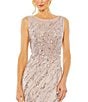 Mac Duggal Sleeveless Sequin Beaded Gown, Color:Vintage Lilac - Image 3