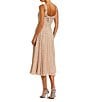 Mac Duggal Sleeveless Square Neck Embellished Mesh A-Line Dress, Color:Rose - Image 2