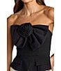 Mac Duggal Strapless Crepe Top With Sequin Skirt Column Gown - Image 3