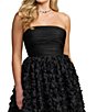 Mac Duggal Strapless Rosette Lace Ballgown - Image 3