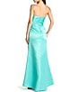 Mac Duggal Strapless Ruched Satin Sheath Gown - Image 2
