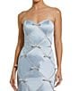 Mac Duggal Strapless Satin Charmeuse Mermaid Bow Detail Gown, Color:Powder Blue Silver - Image 3
