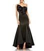 Mac Duggal Strapless Sleeveless Bow Bodice Mermaid Gown, Color:Black - Image 1