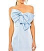 Mac Duggal Strapless Sleeveless Bow Bodice Mermaid Gown, Color:Powder Blue - Image 3