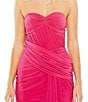 Mac Duggal Strapless Sleeveless Faux Wrap Mini Dress, Color:Hot Pink - Image 3