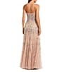 Mac Duggal Strapless Sweetheart Multi Color Beaded Mesh Sheath Gown, Color:Light Rose - Image 2