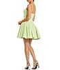 Mac Duggal Thin Strap Crepe Mini Dress - Image 2