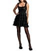 Mac Duggal Tulle Sleeveless Ruffle Mini Dress - Image 1