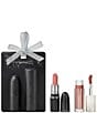 MAC Mini Nudes Lip Combo Holiday 2-Piece Gift Set - Image 1