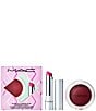 MAC No Work All Glow Play Blush + Lip Gift Set, Color:Purple - Image 1