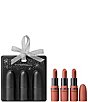 MAC Teddy Party Mini Lipstick Holiday 3-Piece Gift Set - Image 1