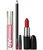 MAC Trending Tomorrow Lip Trio Gift Set, Color:Ruby Woo - Image 2