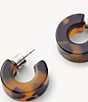 MACHETE Muse Tortoise Hoop Earrings, Color:Tortoise - Image 3