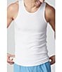 Mack Weldon 18-Hour Ribbed Undershirt Tank, Color:Bright White - Image 3