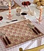 MacKenzie-Childs Sinamay Woven Check Placemats, Set of 4, Color:Pink - Image 3
