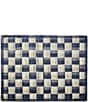MacKenzie-Childs Sinamay Woven Check Placemats, Set of 4, Color:Navy - Image 2