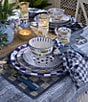 MacKenzie-Childs Sinamay Woven Check Placemats, Set of 4, Color:Navy - Image 4