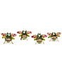 MacKenzie-Childs Beetle Napkin Rings, Set of 4, Color:Multi - Image 3