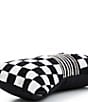 MacKenzie-Childs Check Bow Throw Pillow, Color:Black - Image 2
