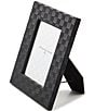 MacKenzie-Childs Faux Leather Frame, 5x7 in., Color:Black - Image 3