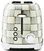 MacKenzie-Childs Check 2-Slice Toaster, Color:Sterling Check - Image 2