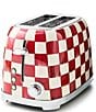 MacKenzie-Childs Check 2-Slice Toaster, Color:Cherry - Image 1