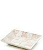 MacKenzie-Childs Check Capiz Soap Dish, Color:Rosy Check - Image 1