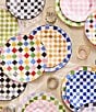 MacKenzie-Childs Check Dinner Plate, Color:Indigo Check - Image 3