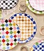 MacKenzie-Childs Check Dinner Plate, Color:Honey Check - Image 3