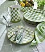 MacKenzie-Childs Check Dinner Plate, Color:Green Check - Image 5