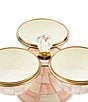 MacKenzie-Childs Check Enamel Triplicity Serving Bowl, Color:Rosy Check - Image 2