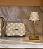MacKenzie-Childs Check LED Rechargeable Cafe Table Lamp - Image 2