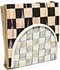 MacKenzie-Childs Check Napkin Holder, Color:Sterling - Image 2