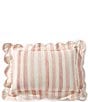 MacKenzie-Childs Check Reversible Scalloped Lumbar Throw Pillow - Image 2