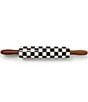 MacKenzie-Childs Check Rolling Pin, Color:Black - Image 1