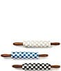 MacKenzie-Childs Check Rolling Pin, Color:Black - Image 2