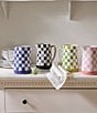 MacKenzie-Childs Check Stoneware Pitcher, 1.75 Qt., Color:Black Check - Image 4