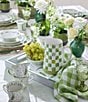 MacKenzie-Childs Check Stoneware Pitcher, 1.75 Qt., Color:Green Check - Image 4