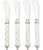 MacKenzie-Childs Check Supper Club Spreader Set, Color:Sterling Check - Image 1