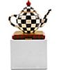 MacKenzie-Childs Check Teapot Stocking Holder - Image 2