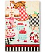 MacKenzie-Childs Cherry Bake Shop Printed Dish Towel - Image 2