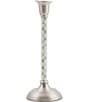 MacKenzie-Childs Check Candlestick, Color:Sterling Check - Image 2